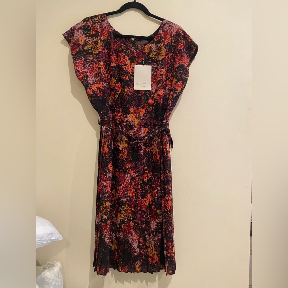 Red Spotted Great Plains London Dress